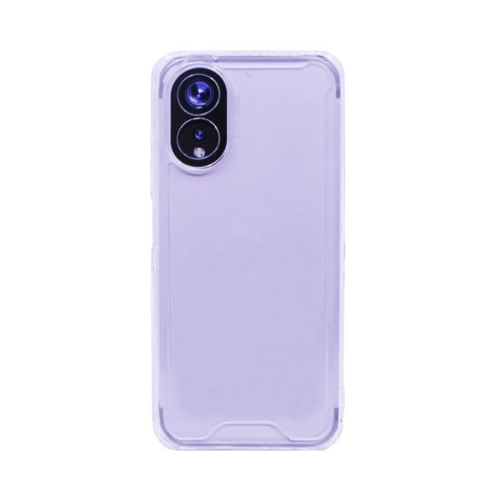 Hard Silicone Case with Camera Shield for Oppo A38 4G/Oppo A18 4G Transparent